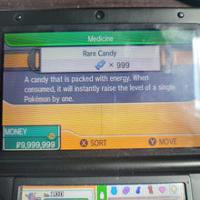 Load image into Gallery viewer, Pokémon Moon 3ds Preloaded Enhanced & Unlocked Game 807 Pokemon All Items and Money - LootDelivered.com