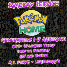 Load image into Gallery viewer, Generations 1-7 | 32 Boxes | Pokemon Home Upload Service 1998-2019 - LootDelivered.com