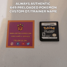 Load image into Gallery viewer, Pokemon Black Enhanced All 649 Pokemon + Items & Currency - LootDelivered.com