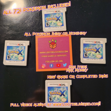 Load image into Gallery viewer, Pokemon X - Loaded With All 721 + Legit Event Pokemon Enhanced (Physcial 3DS Game) - LootDelivered.com