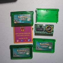 Load image into Gallery viewer, Pokemon Emerald | Preloaded 386 Shiny Pokemon | Brand New Battery Authentic Cartridge | GBA DS | Generation 3
