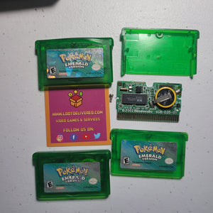 Pokemon Emerald | Preloaded 386 Shiny Pokemon | Brand New Battery Authentic Cartridge | GBA DS | Generation 3