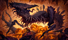 Load image into Gallery viewer, The First Sliver Magic Commander Trading Card Game MTG Playmat TCG CCG Mat
