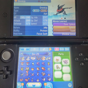 Pokémon Sun 3ds Preloaded Enhanced & Unlocked Game 807 Pokemon All Items and Money - LootDelivered.com