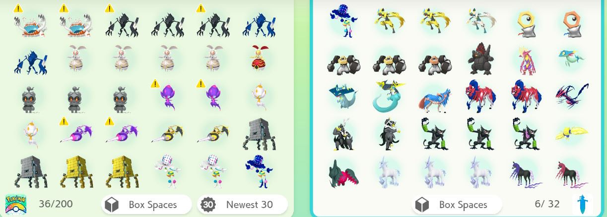 Galar Pokedex isn't showing any blank spaces for missing Pokemon