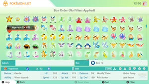 Brilliant Diamond & Shining Pearl Pokedex Completion Service