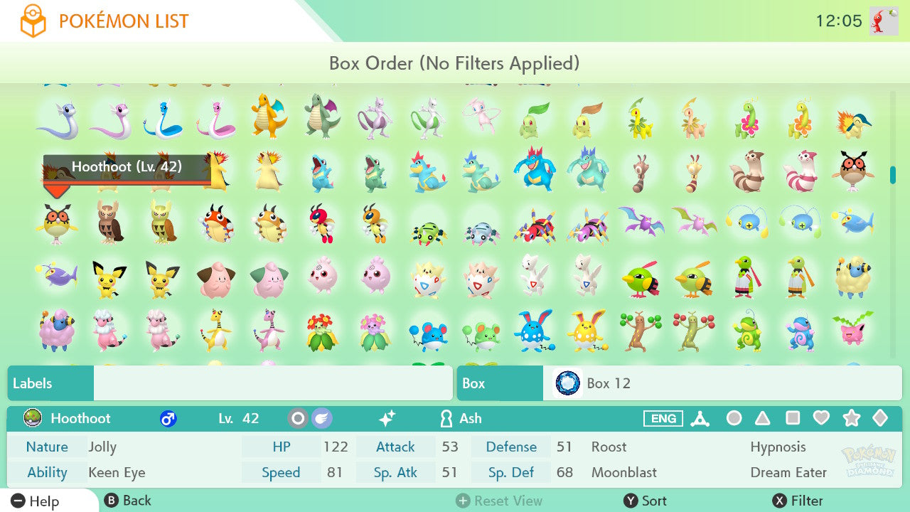 Pokemon Pearl List Of Pokemon