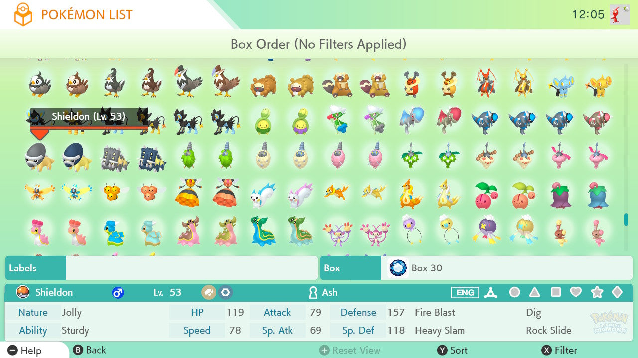 Brilliant Diamond & Shining Pearl Pokedex Completion Service