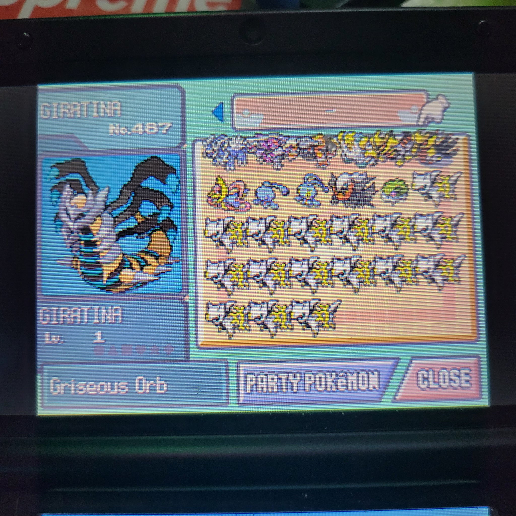 SHINY GIRATINA, Pokémon Platinum