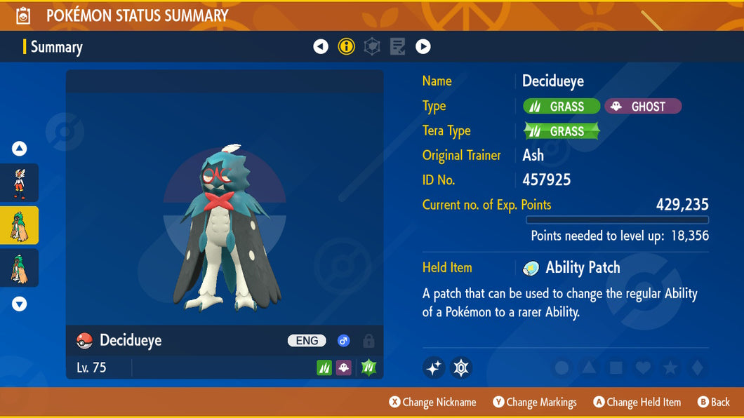 Decidueye | Shiny & Nonshiny | 6IV | Trade Assistance