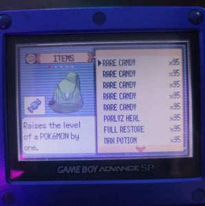 Unlocked Pokemon Emerald | 386 Shiny Pokemon | Brand New Battery | GBA DS | Generation 3 - LootDelivered.com