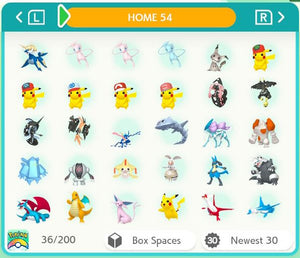 Event Collector 150+ Pokemon Distribution & Event Pokemon Home Upload Service - LootDelivered.com