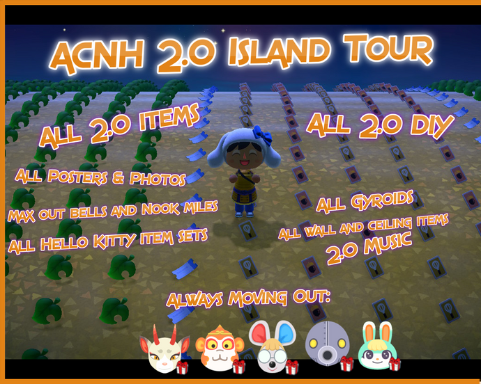 Animal Crossing New Horizons 2.0 Island Tour | All 2.0 items, Villagers & More - LootDelivered.com