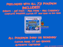 Load image into Gallery viewer, Pokemon Alpha Sapphire | Nintendo 3ds | Preloaded with 807 Pokémon &amp; more
