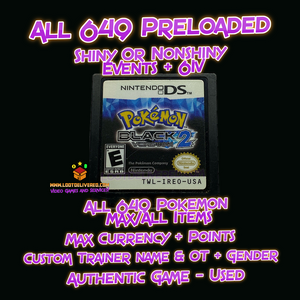 Pokemon Black 2 & White 2 - National Pokedex Complete (ALL 649