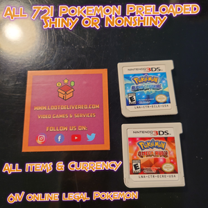 Pokemon Alpha Sapphire | Nintendo 3ds | Preloaded with 807 Pokémon & more