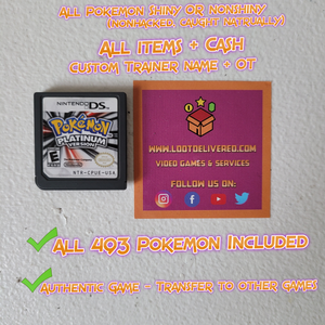 Pokemon Platinum All 493 Pokemon Enhanced! - LootDelivered.com